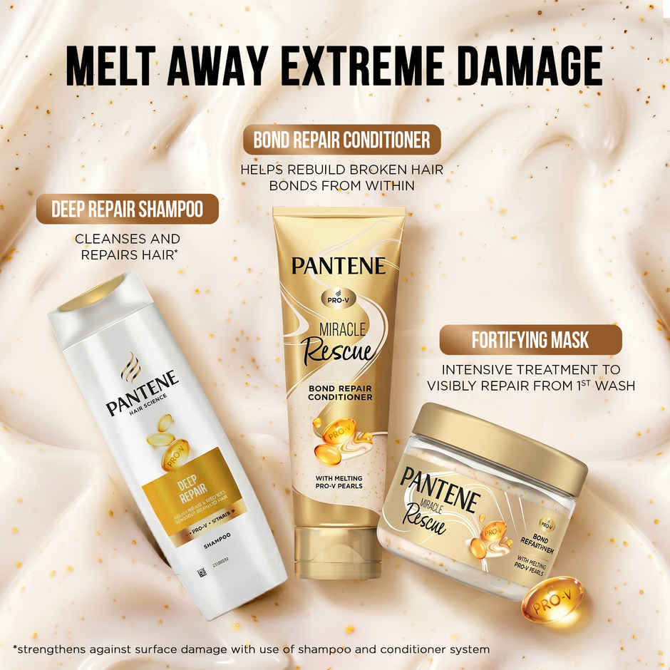 Pantene Bond Repair Mask, with 10000 ProV Pearls | Visible Repair in One Use