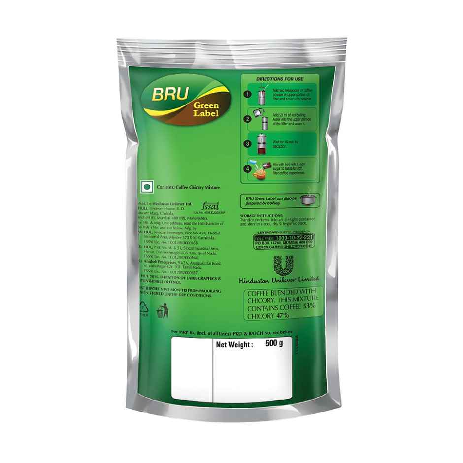Bru Green Label Light Filter Coffee Combo