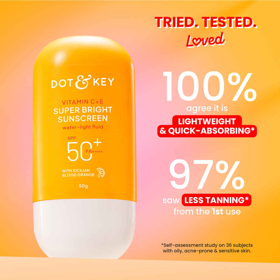 Dot & Key Vitamin C + E Super Bright Sunscreen SPF 50