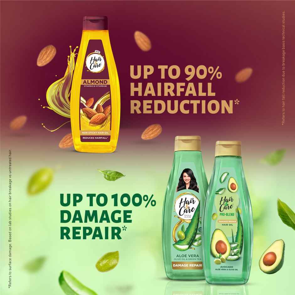 Hair & Care with Almond | Non-Sticky Hair Oil