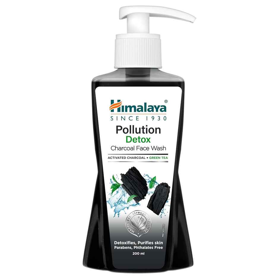Himalaya Wellness Company Pollu Detox Charcoal Face Wash