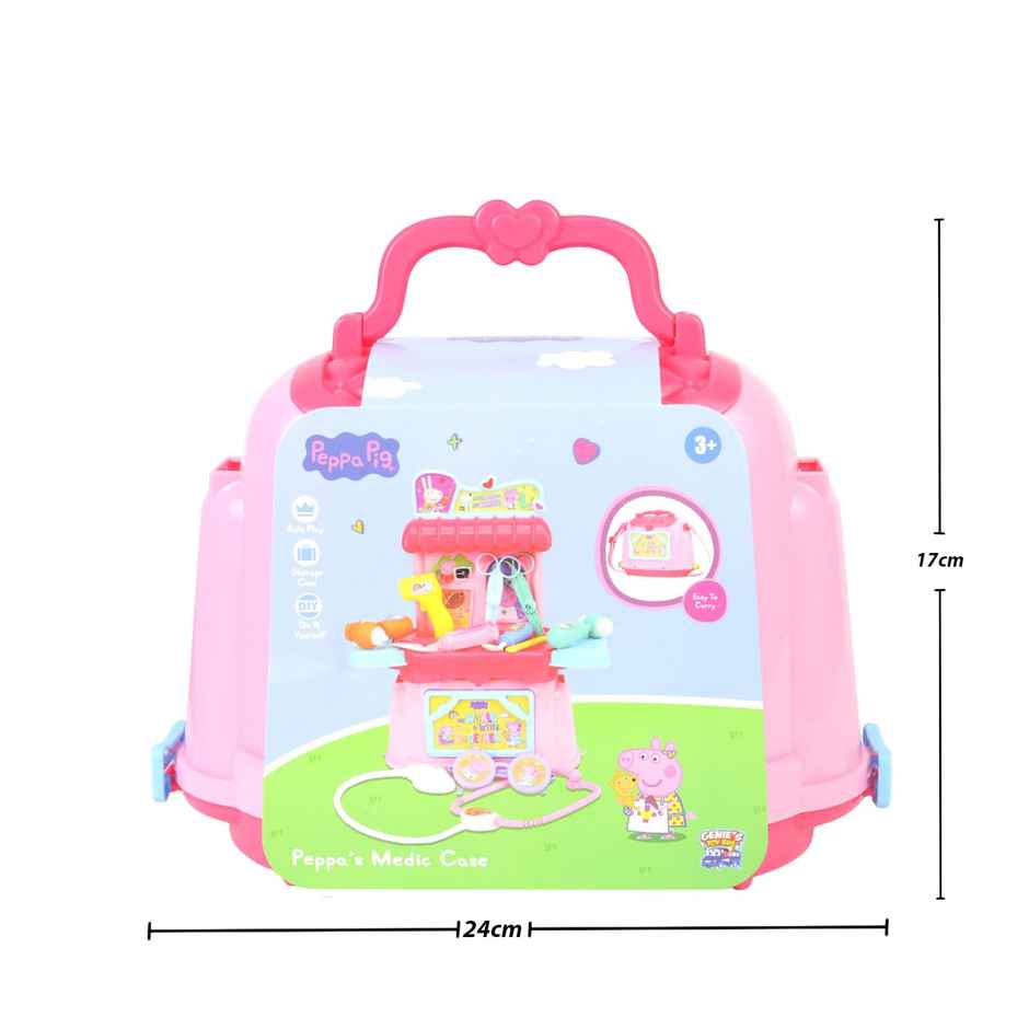 Hamleys Peppa Pig Doctor Play Toyset Medical Kit with Stethoscope, Thermometer & Accessories