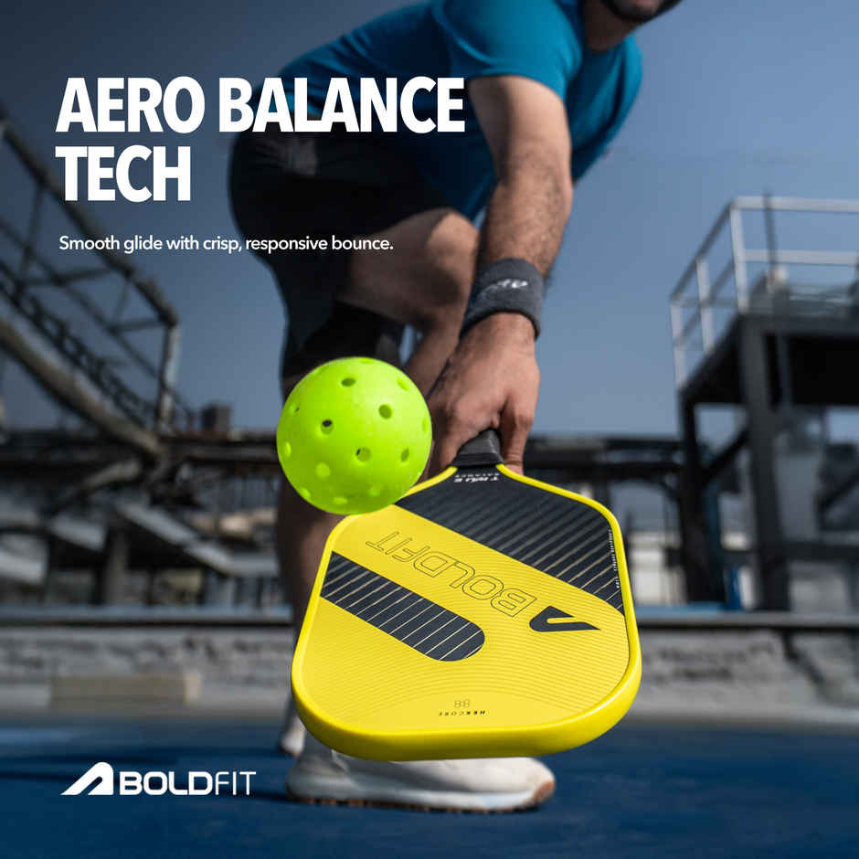 Boldfit Pickleball Outdoor Balls Set with Holes | Green