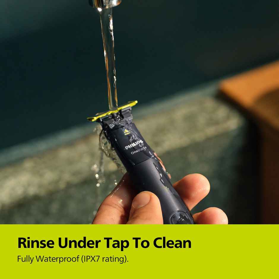Philips OneBlade Hybrid Trimmer Edge Shave|Patented Blade|Designed for Skin Comfort|QP1424/10