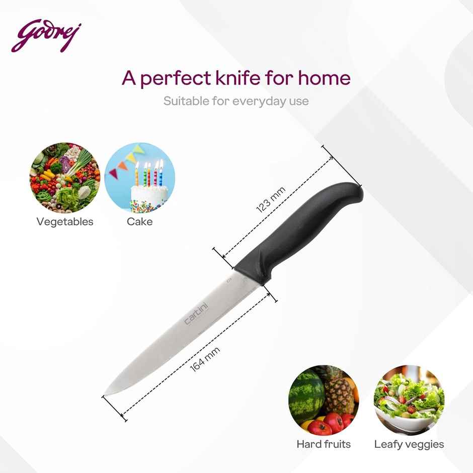 Godrej Cartini Utility Knife Small - Black