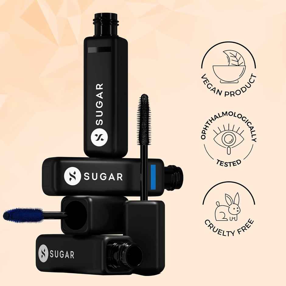 SUGAR Cosmetics Bold Unfold Waterproof Mascara - 02 Star Sapphire (599)