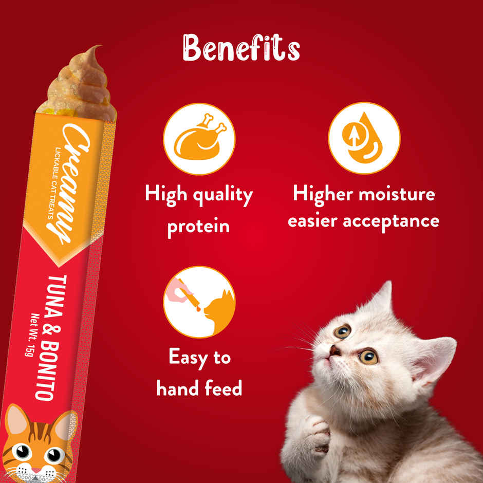 Drools Creamy Lickable Cat Treat - Tuna & Bonito