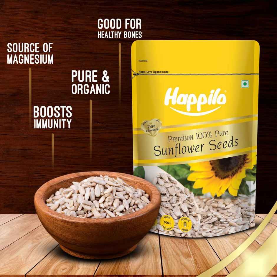Happilo Premium Raw Sunflower Seed|No Shell|Dry Fruits