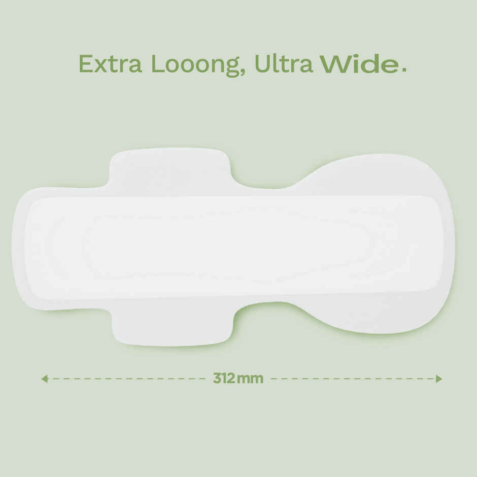 Pee Safe Ultra Thin Rash Free Sanitary Pads - | With Paper Disposal Covers | XXL | 12 pcs