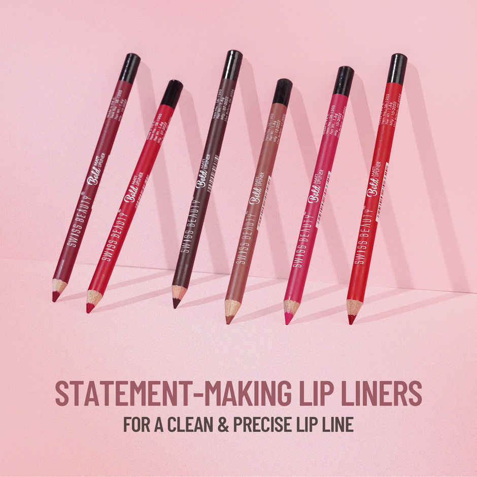 Swiss Beauty Bold Matt Lip Liner - 02 Maroon
