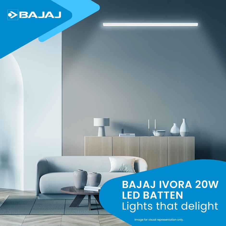 Bajaj Ivora 20W Cdl Led Batten (White)