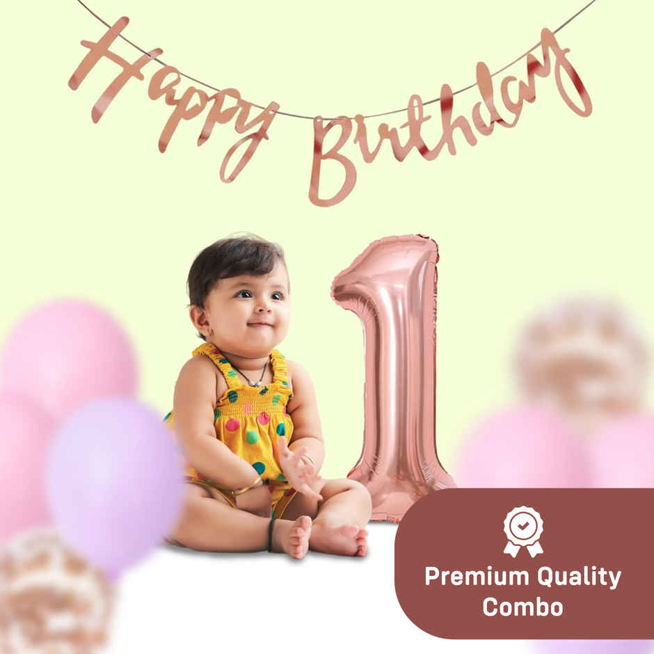 First Birthday Decoration Items for Baby Girl and Boy | Party Propz