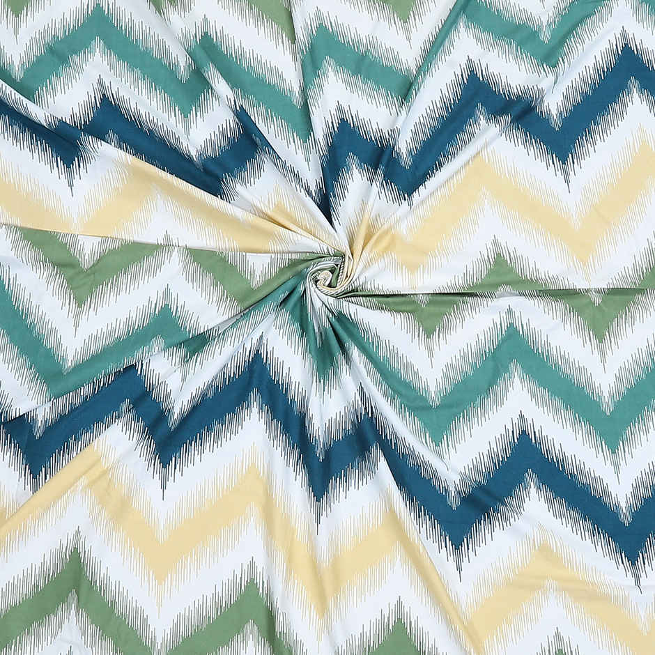 Status Cotton Feel Double Bedsheet 230 Cm x 210 Cm - Dsn-1