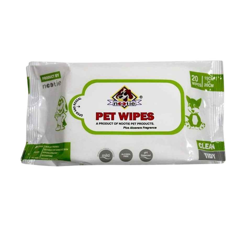 Nootie Pet Wipe Small Pack | 20 Pulls Per Pack