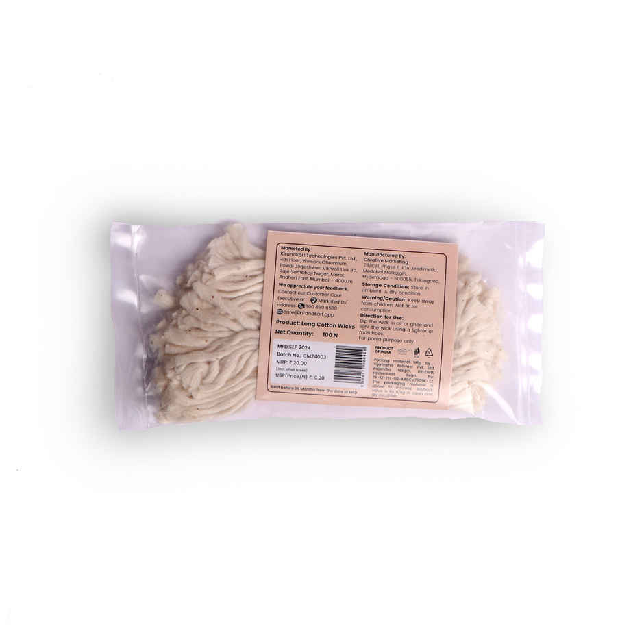 Jai Kashi Long Cotton Wicks