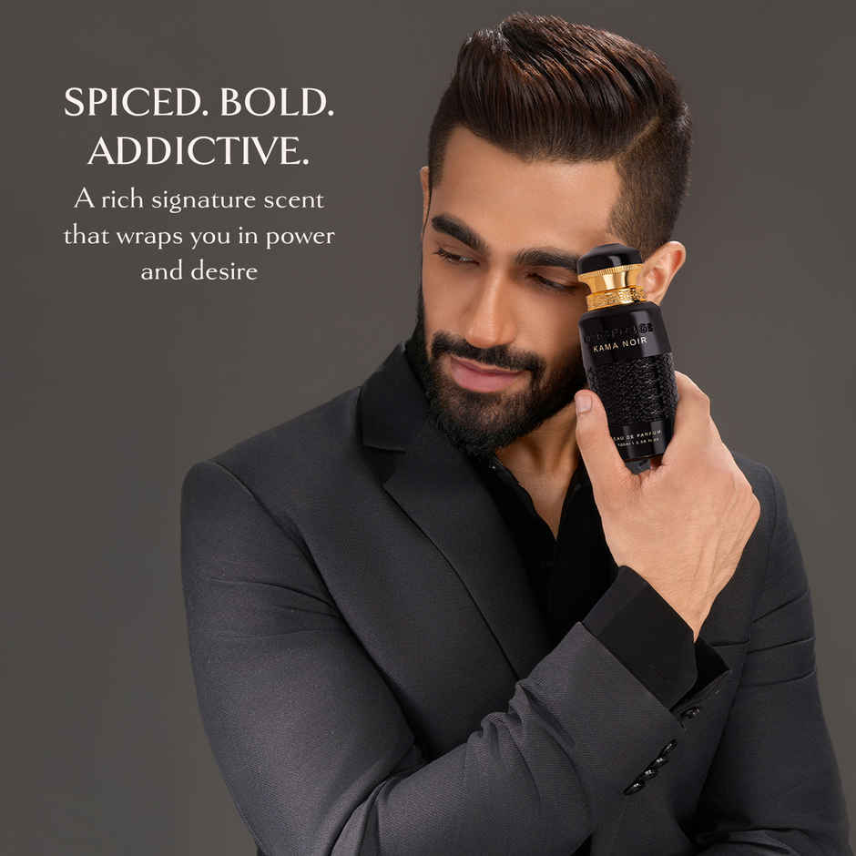 Embarouge Kama Noir Luxury Gourmand Perfume for Man | Cinnamon, Apple & Vanilla Notes