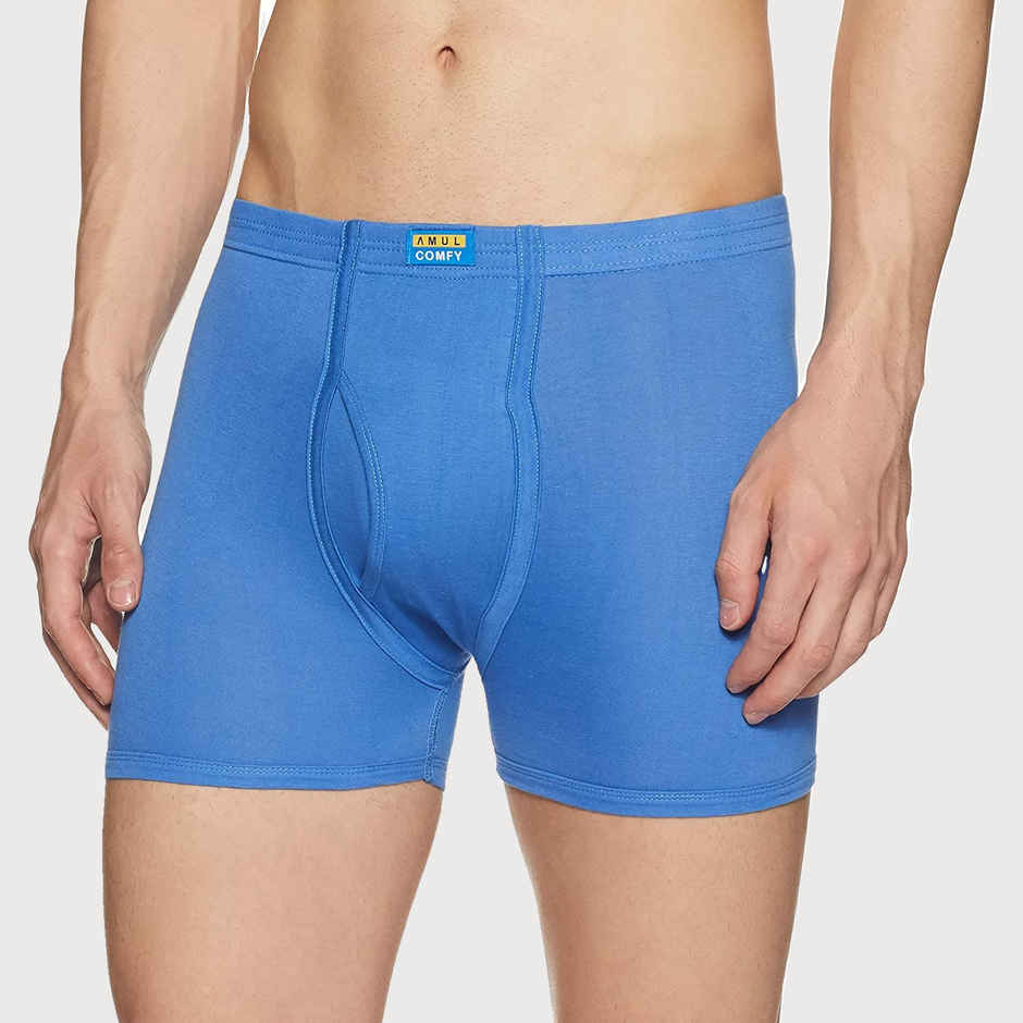 Amul Comfy Men's Solid Trunk | Multicolor - 105