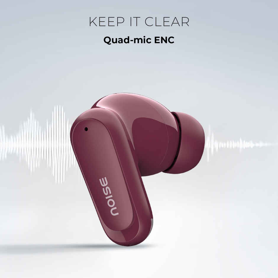 Noise Buds Play 40H Playtime 4 Mic ENC 13mm Driver HyperSync TWS Earbuds | Blush Pink