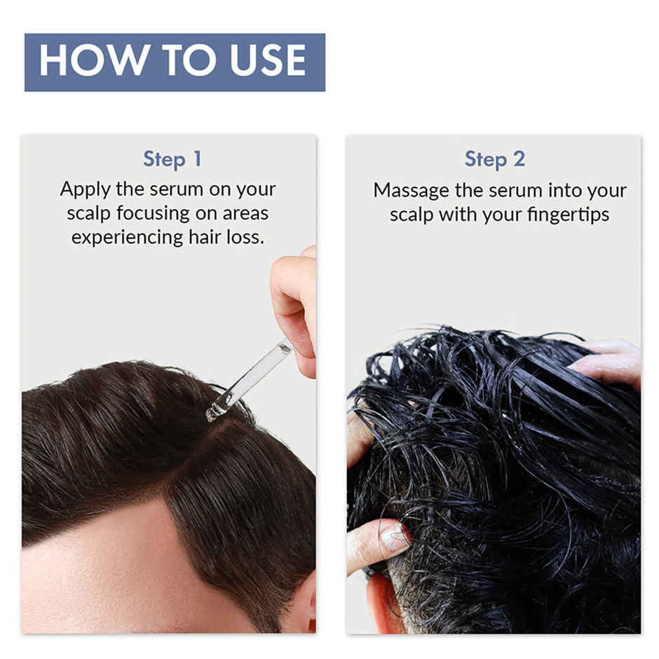 Thriveco Hair Growth Serum 2.0 For Hair Growth & Hair Fall Control (30ml) & Thriveco Hair Vitalizing Rosemary Shampoo For Hair Fall Control (250ml) Combo