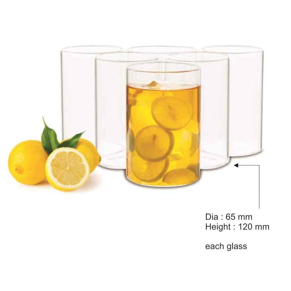 Signoraware Ilusion Glass Big | Set of 6 | Transparent