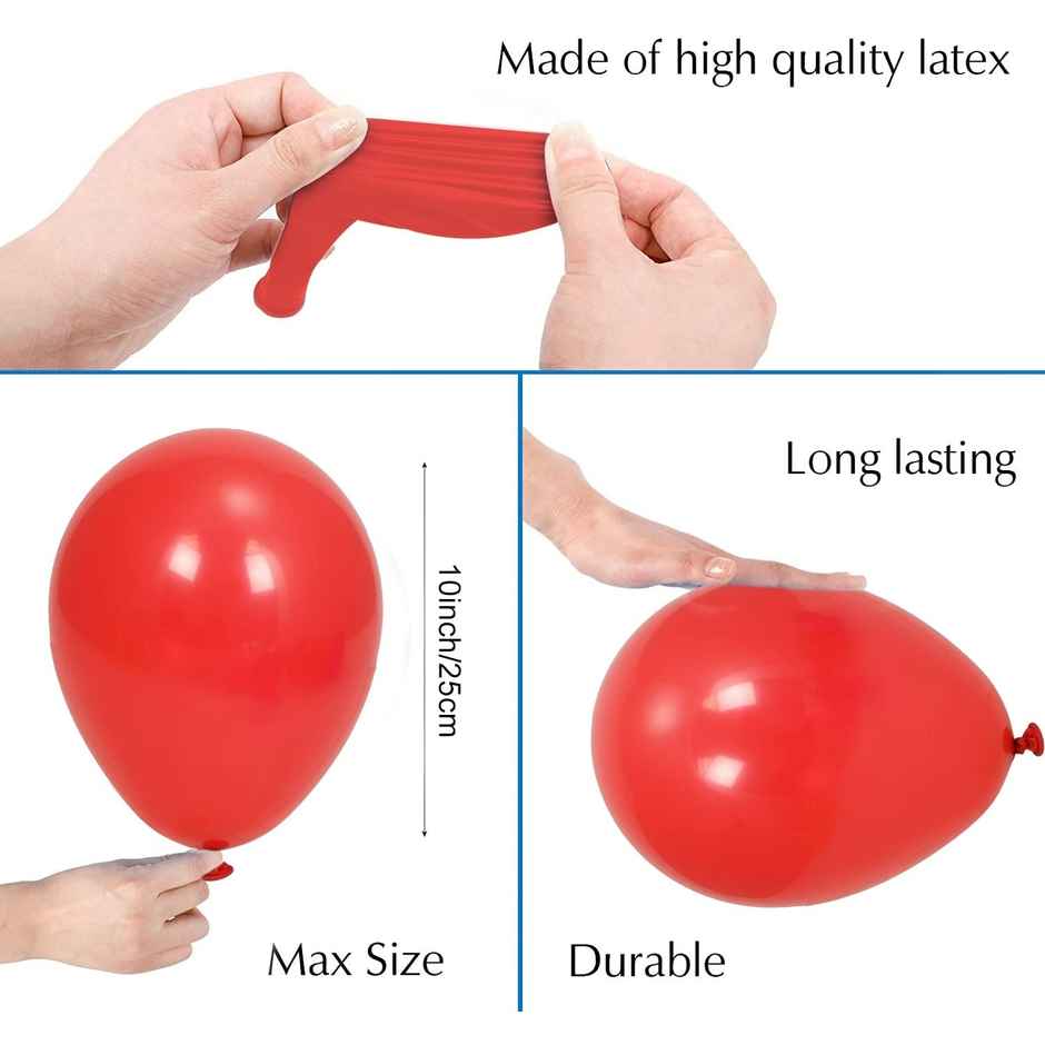 Metallic Balloons | Red | Party Decor | Party Propz