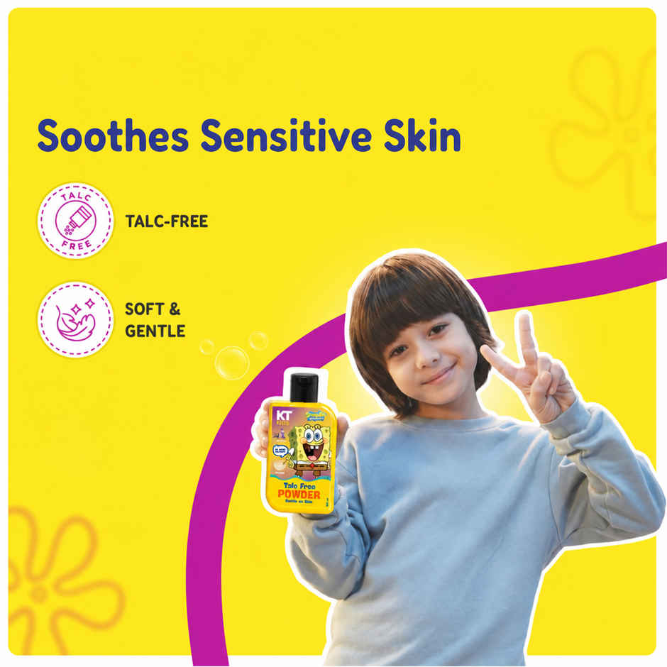 KT Kids Organic Baby Powder Oat Milk and Lavender 1 Pack
