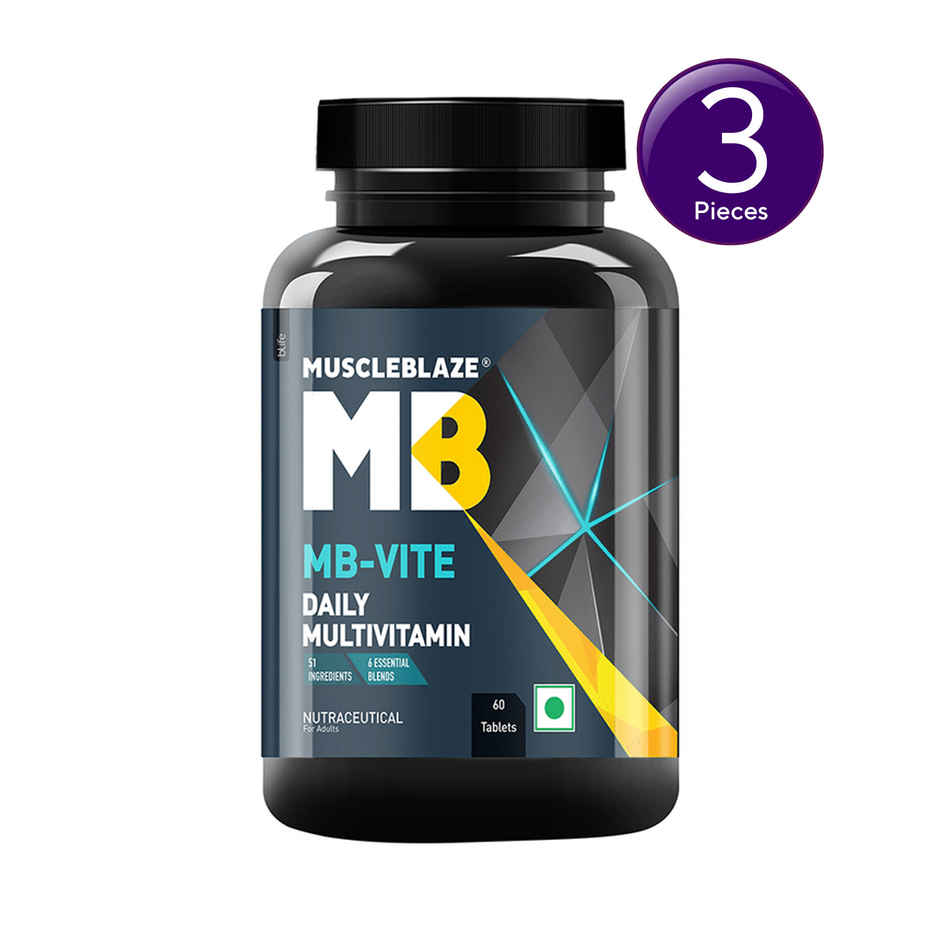 MuscleBlaze MB Vite Daily Multivitamin Tablet Combo 