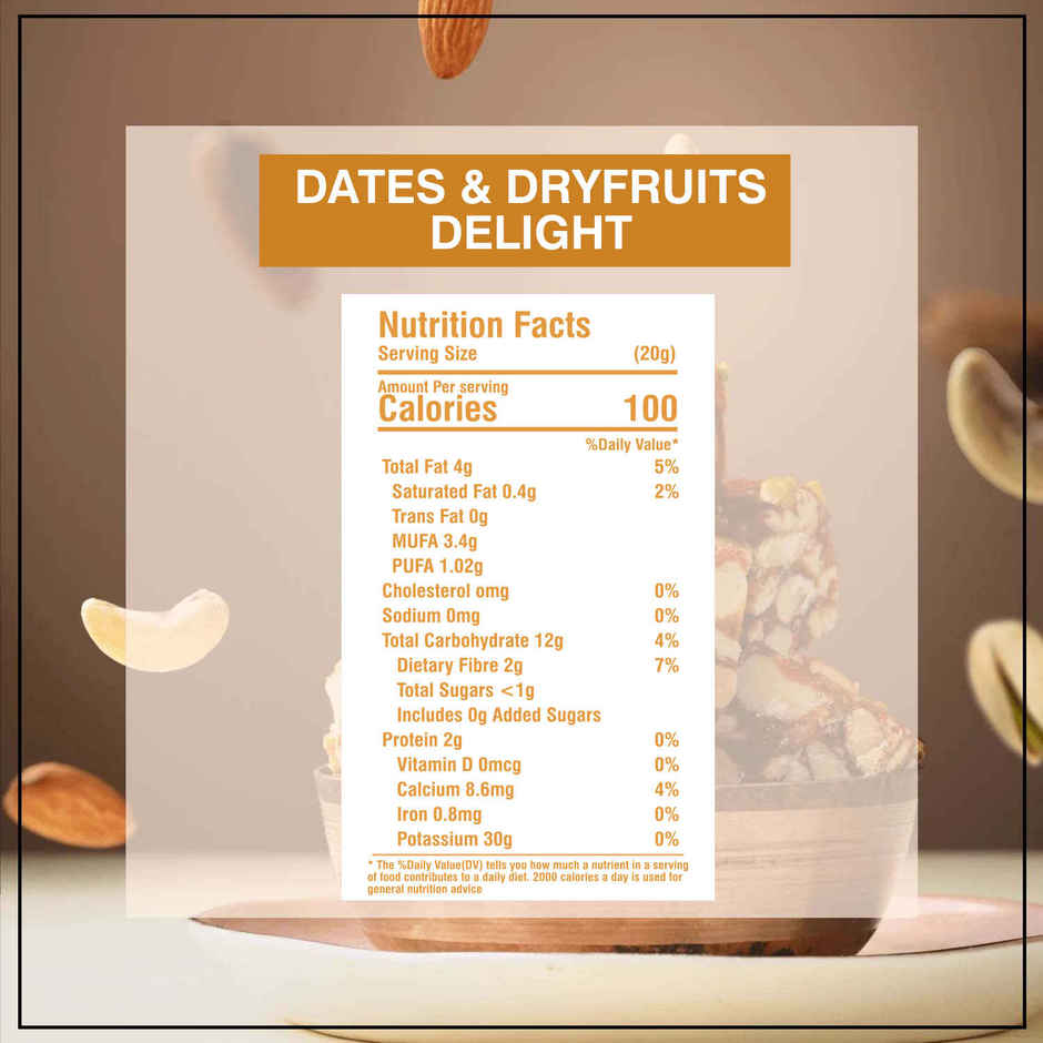 Wonderland Foods Vrat Dates & Dry Fruits Delight
