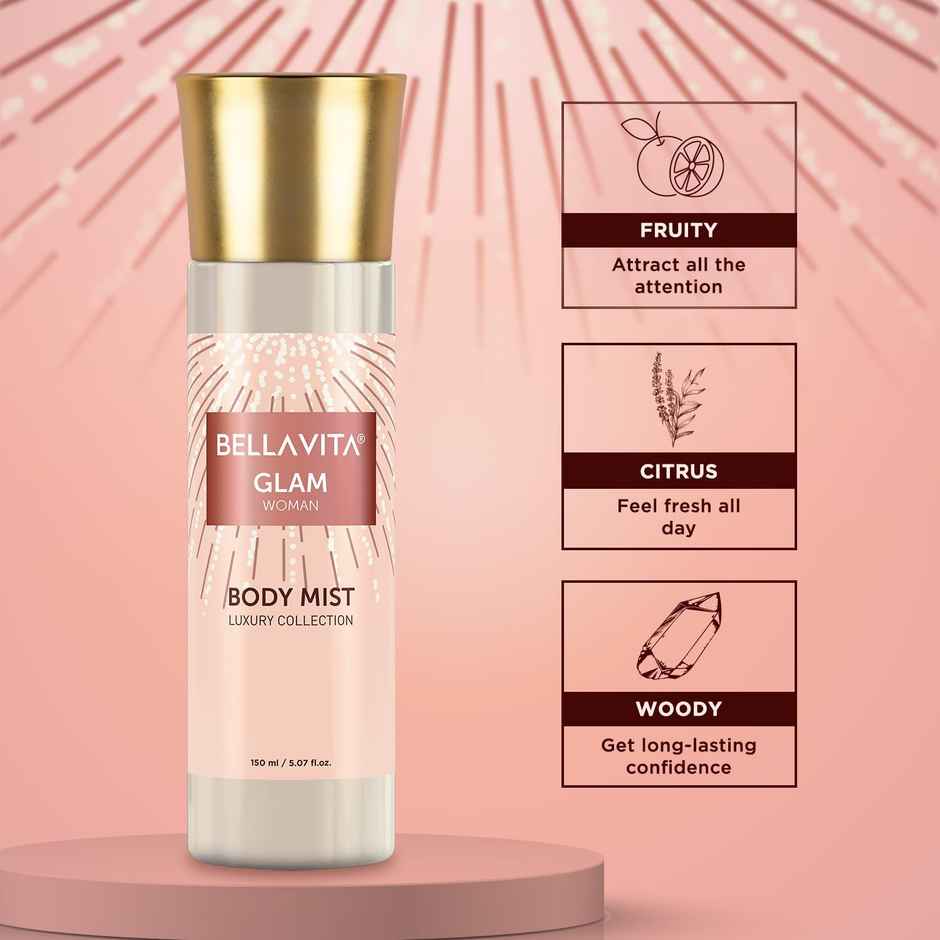 Bella Vita Luxury Glam Woman Body Mist Perfume For Women