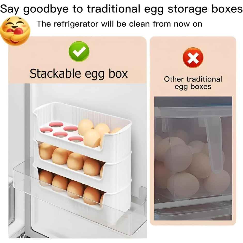 Perpetual EggNest Stackable Egg Tray Set