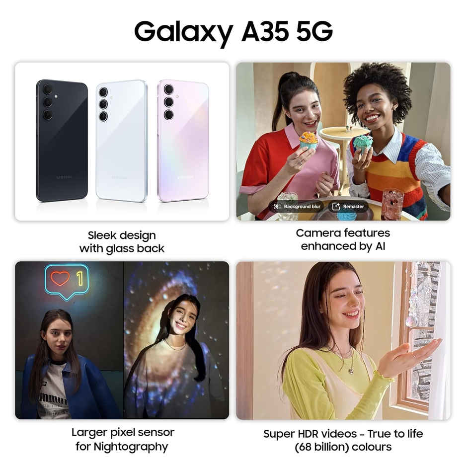 Samsung Galaxy A35 5G | 8GB | 128GB | Awesome Lilac