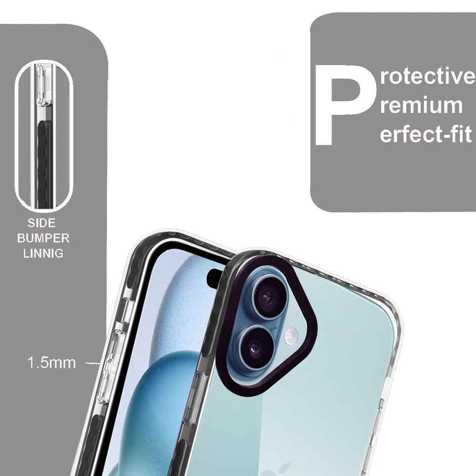 Artistque Case for Iphone 16 Plus Back Cover - ultra Stylish Transparent Tpu Cover