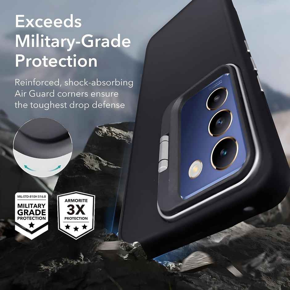 Artistque Case for Vivo T3 5g | Y200e 5g Back Cover - Camera Stand