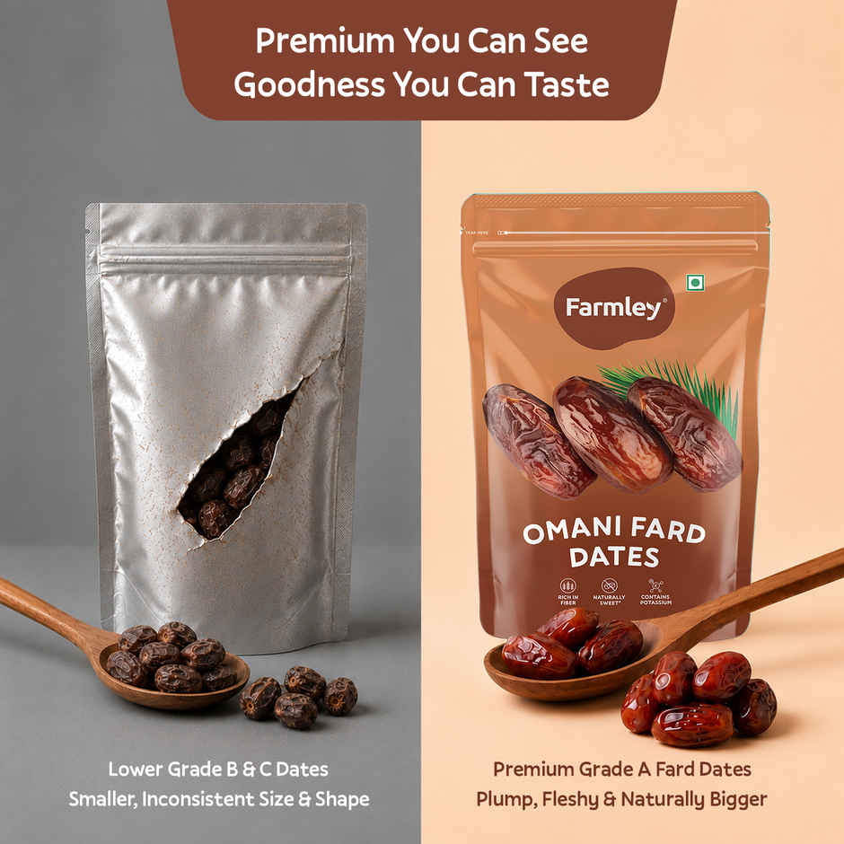 Farmley Premium Grade A Omani Fard Dates