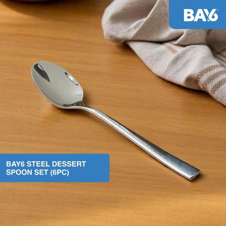 BAY6 Steel Regular Spoon Set | 6pc