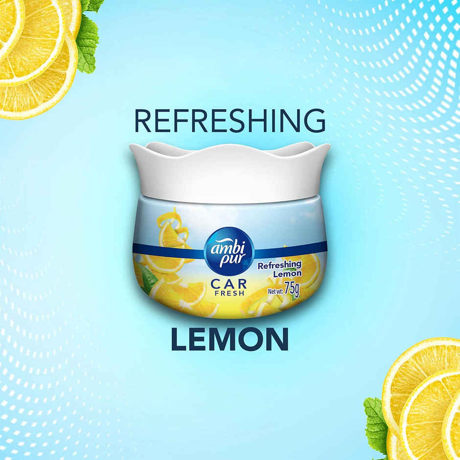 Ambipur Car Freshener Gel - Refreshing Lemon Combo