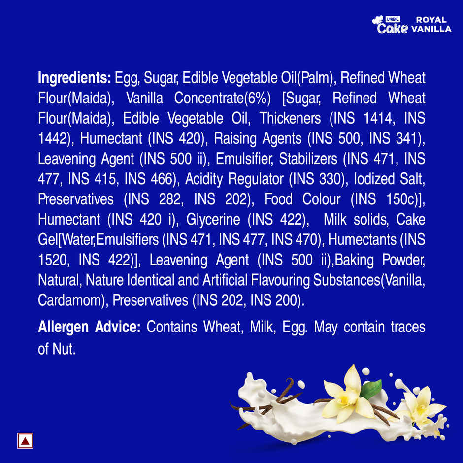 UNIBIC Cake - Royal Vanilla