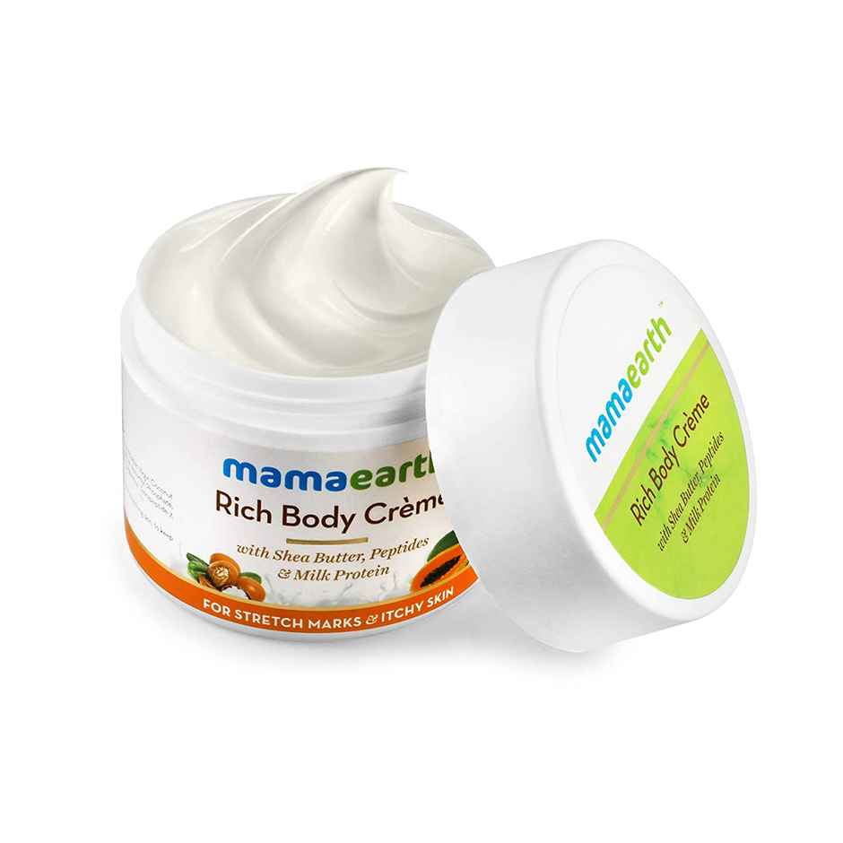 Mamaearth Rich Body Cream For Stretch Marks And Itchy Skin