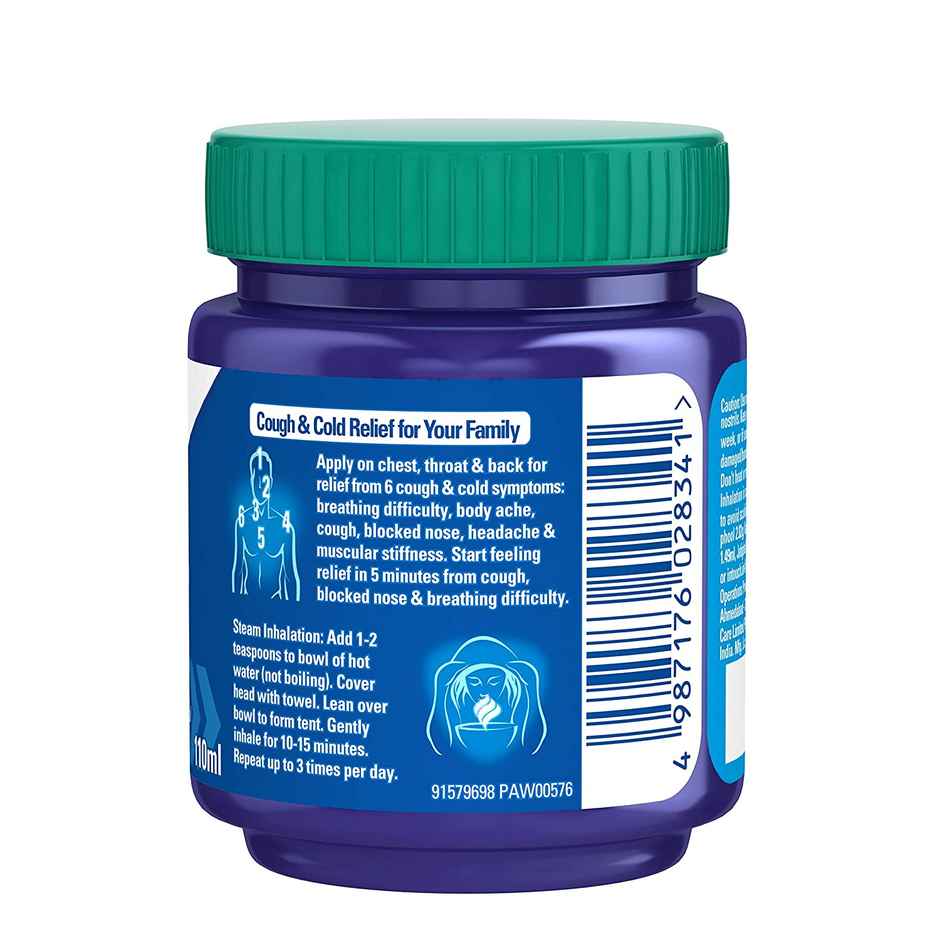 Vicks Vaporub - Relief for Cold, Cough, Congestion Combo