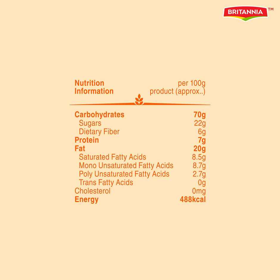 Britannia Nutrichoice Oats Orange & Almond Biscuits |  Combo