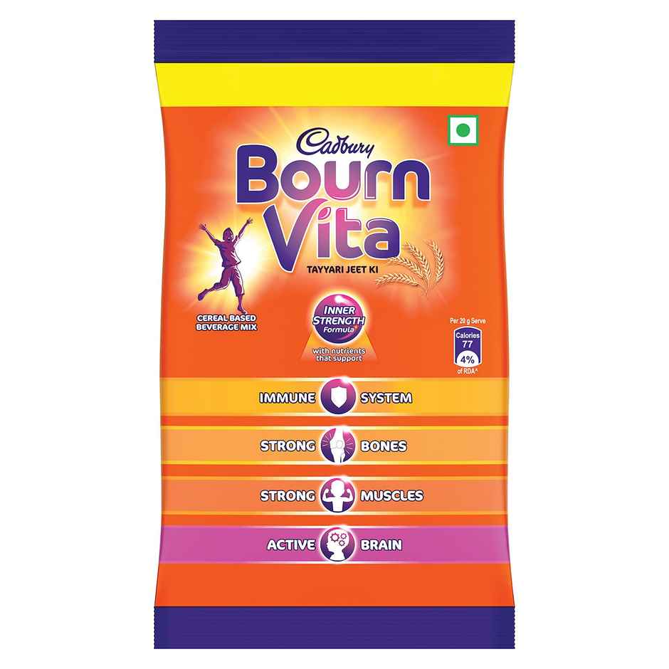 Cadbury Bournvita Chocolate Health Drink Pouch