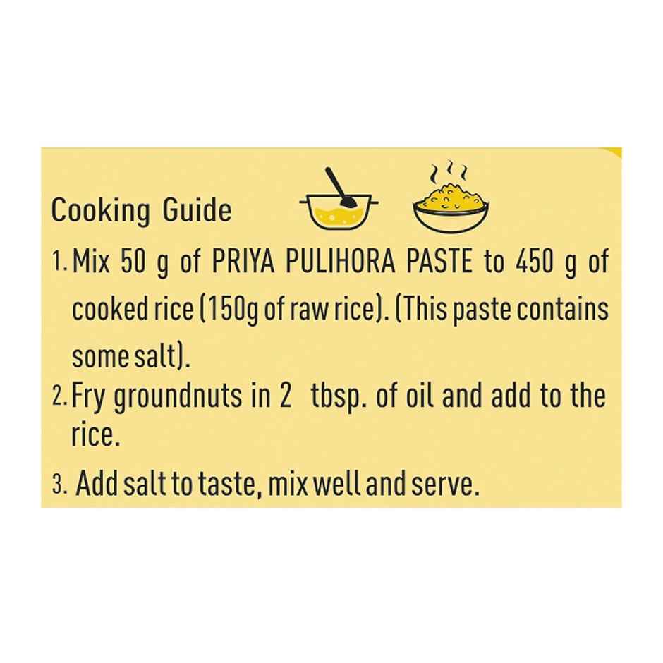 Priya Pulihora Paste