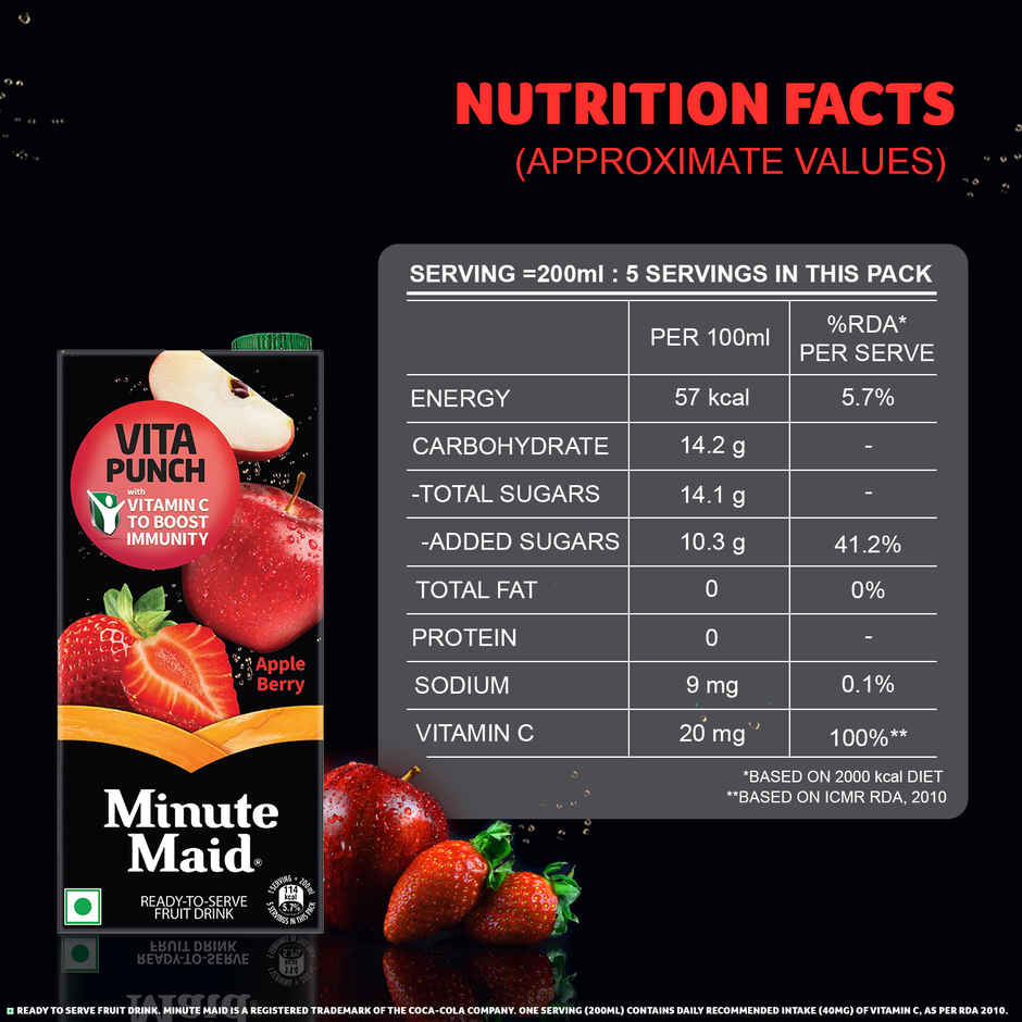 Minute Maid VitaPunch Apple Berry Juice