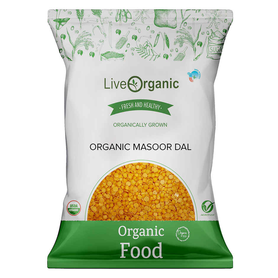 Live Organic Masoor Dhuli