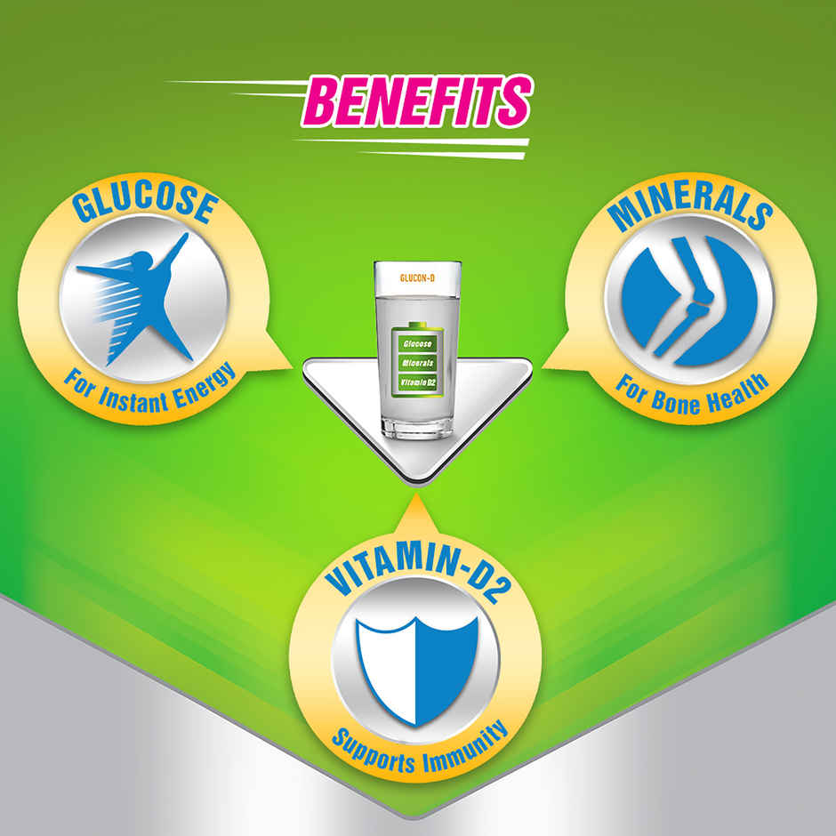 Glucon-D Regular Glucose Powder Combo