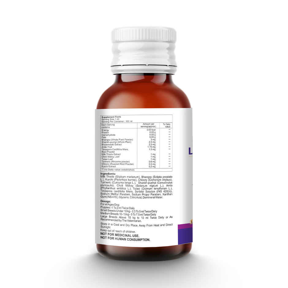 Petvit Liver Syrup With 15 Active Ingredients For Healthy Liver