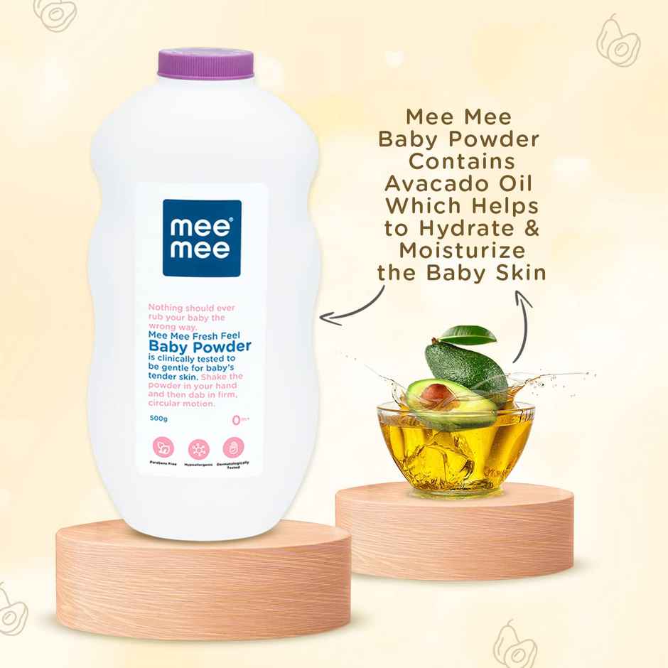 Mee Mee Baby Talcum Powder Paraben free 0m+