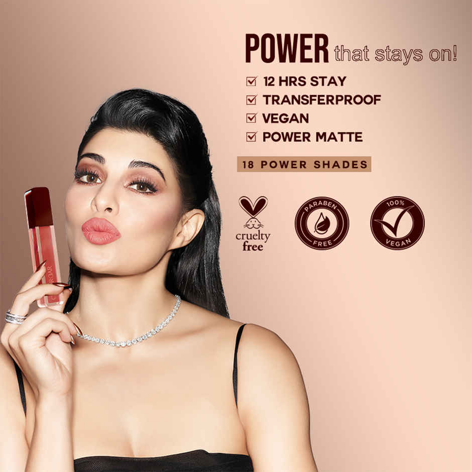 Colorbar Powerkiss Liquid Lipstick - Glamping | Paraben Free