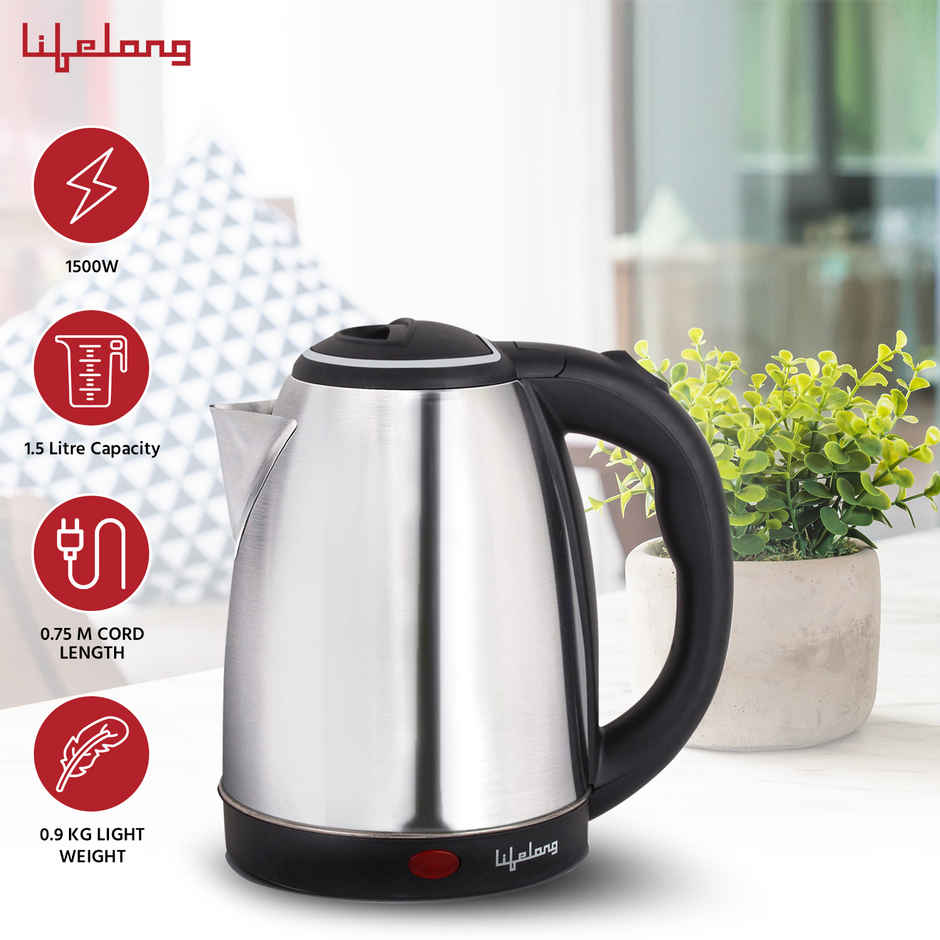 Lifelong Llek60 1.5 L Electric Kettle - Water Level Indicator