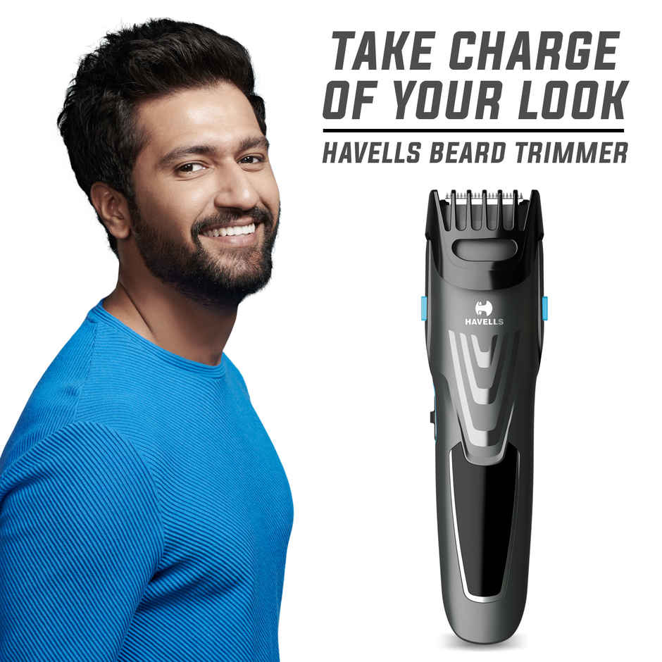 Havells Bt5301 Rechargeable Zoom Wheel Beard & Moustache Trimmer With 20 Length Settings